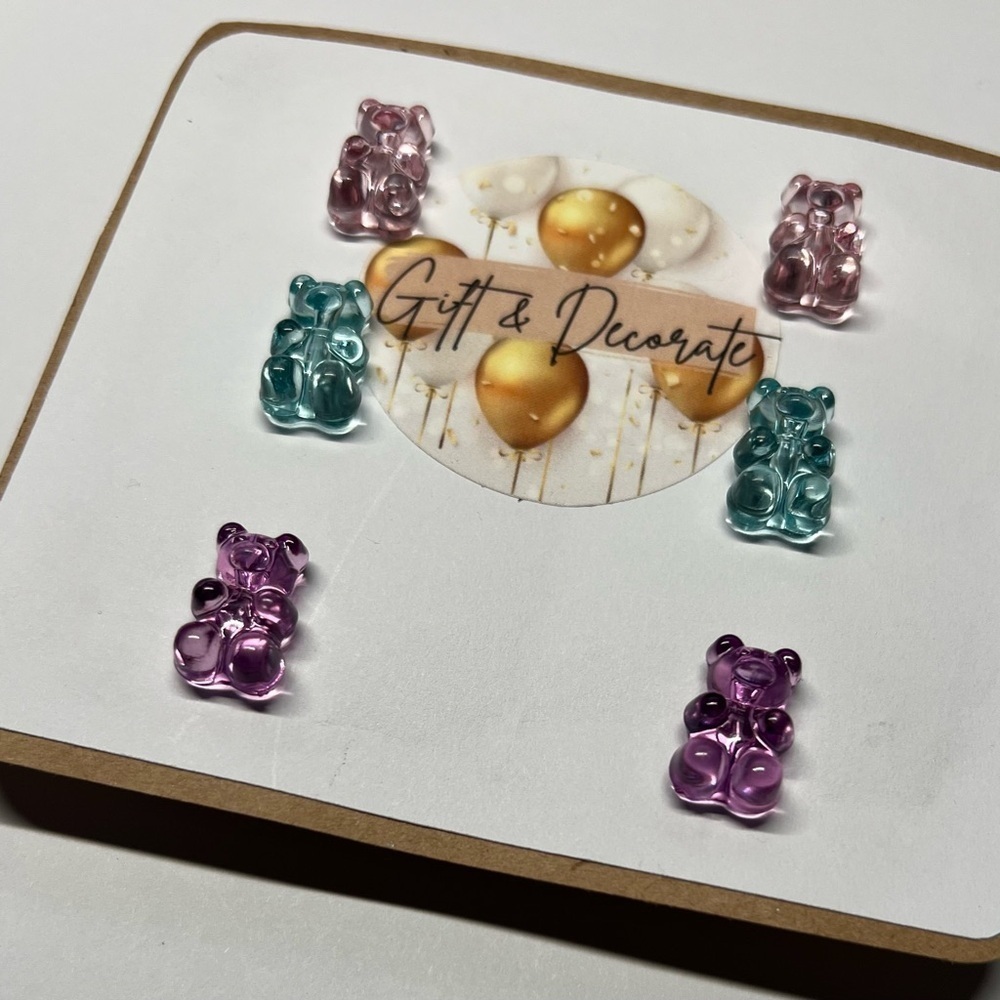 New - Gummie Bear Earrings - Picture 2 of 5